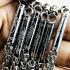Yantra Yant Necklace Stainless Steel 1-9Hook 30cm Length Thai Amulets #7848