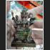 LARGE PHA PHOM 4 FOUR FACE STATUE LUCKY THAI AMULET WAT KAWJAMFA MASS CHANT MONKS GROUP BLESSED BROWN 7900