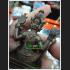 LARGE PHA PHOM 4 FOUR FACE STATUE LUCKY THAI AMULET WAT KAWJAMFA MASS CHANT MONKS GROUP BLESSED BROWN 7900