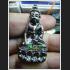 PHA-KRING BELL BUDDHA MINIATURE LUCKY MILLIONIR FORTUNE THAI AMULET LP SWAI BE2553 BLACK 7977