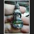 PHA-KRING BELL BUDDHA MINIATURE LUCKY MILLIONIR FORTUNE THAI AMULET LP SWAI BE2553 BLACK 7977