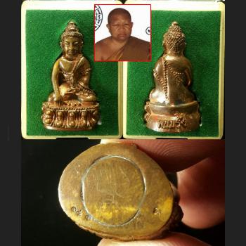 PHA-KRING BELL BUDDHA MINIATURE LUCKY MILLIONIR FORTUNE THAI AMULET LP SWAI BE2553 7978