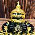 Large Bronze Statue Rahu Eat Moon Lucky Money Fortune Lp Eiam Thai Amulet #15164 HIGH 5 INCH BLACK GOLD