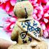 Guman Clay Statue Boy Windfall Gambling Win Business Yam Yeam Thai Amulet #15182