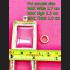 BLANK EMPTY METAL FRAME CASE THAI AMULET GOLD MICRON 24K DIAMOND GEM SOMDEJ 3.3CM