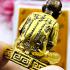 Miniature Bronze Fapatanpon Paerongsi God Money Wistful Subin Thai Amulet #15228