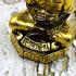 Miniature Bronze Fapatanpon Paerongsi God Money Wistful Subin Thai Amulet #15228