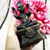 Bronze Statue Guman Thong Dum Old Recipe Gambling Money Thai Amulet Small #15236