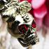 Ngan Ngung Skull Gambling Win Lucky Windfall Magic Wian Be2559 Thai Amulet 15249