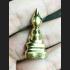 Tewada Buddha Leklai Lucky Rich Descent Yellow Gold Shine Huan Thai Amulet 15256