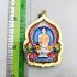 Rich Millionaire Lp Ruay Be2555 Panlan Colored 10k Frame Case Thai Amulet #15265