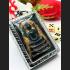Ancient Leklai Keaw Naga Healing Stone Somdej Watrakang Green Thai Amulet #15266