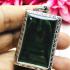 Ancient Leklai Keaw Naga Healing Stone Somdej Watrakang Green Thai Amulet #15266