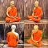 Lifelike Fine Art Monk Statue Lp Sod Watpaknam Meditation 28cm Thai Amulet 15334