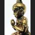 Bronze Guman Jindamanee Ashes Gambling Lucky Lp Sakorn Be 2553 Thai Amulet 15361