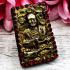 Vintage Somdej Toh Crystal Leklai Relic Gems Watphakaew Green Thai Amulet #15378