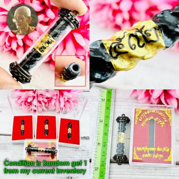 Takrut Change Better Rich Luck Fortune Protection Healing Well Thai Amulet 15387