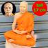 Lifelike Realistic Wax Figure Monk Statue Lp Sod WatPakNam 17C Thai Amulet 15392 SIZE 5 INCH