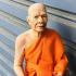 Lifelike Realistic Wax Figure Monk Statue Lp Sod WatPakNam 17C Thai Amulet 15392 SIZE 5 INCH