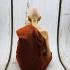 Lifelike Wax Art Monk Statue Derm WatNongPho Meditation 15Cm Thai Amulet #15393 FINE 5 INCH