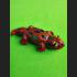 HOLY GECKO LIZARD RICHLY BECAME TO MILLIONAIRE AMULET THAI REAL LP NGEN RED