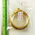 Empty Solid Metal Frame Case Gold Micron 24k Circle Round 4cm Thai Amulet #15419