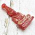 Ancient Crave Leklai Naga Eye Gem stone Lersri Dragon Head Red Thai Amulet 15422