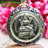 PhaPhom 4Face JakPhet WatDon Mass Chant Chamnan Be2558 Alpaka Thai Amulet #15445