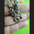 NECKLACE STAINLESS MULTI HOOK HANG WEARING THAI AMULET 30CM SANGKAJAI LUCK