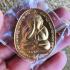 Metal Pidta Close Eye Wasp Sivali Windfall Money Gold Lp Jeed Thai Amulet #15541