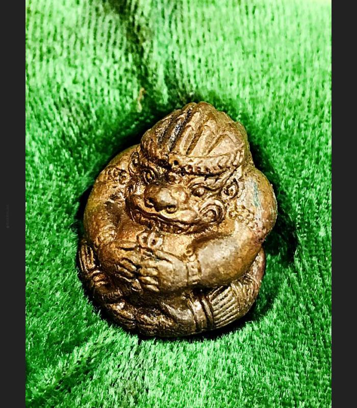 HOLY MONKEY HANUMAN METAL BALL PRESTIGE LEADER RICHLY OLD 1987 THAI AMULET