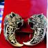 METAL FANG TIGER CONTROL LEADER POWER RICH FORTUNE THAI AMULET LP PRAYOON