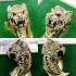 METAL FANG TIGER CONTROL LEADER POWER RICH FORTUNE THAI AMULET LP PRAYOON