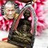 Miniature Monk Kalong Carry Lersri Hermit Head NaWaLoHa Be2551 Thai Amulet 15568