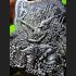 Certificate Large Narai Mercy Deity Protect Lp Kalong Be2552 Thai Amulet #15582 +CARD OF AUTHENTIC DDPRA