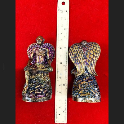 HALF BIRD HUMAN WITH FANG GREAT SUCCESS MONETARY WINDFALL PU-KAI-KAEW THAI AMULET AC KASEM LERSRI