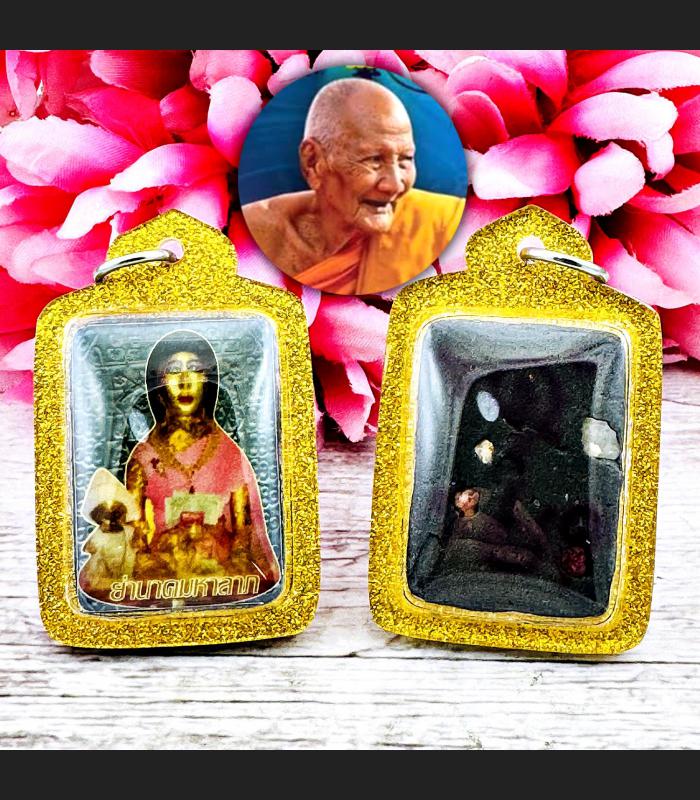 Great Gambling Lucky Magic MaeNak Goddess Whisper Rich Fortune Thai Amulet 15624