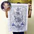 Large Flag Cloth Narai Garuda Ride Krut Rahu Leader Boss Nong Thai Amulet 15655