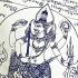 Large Flag Cloth Narai Garuda Ride Krut Rahu Leader Boss Nong Thai Amulet 15655
