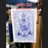 Large Flag Cloth Narai Garuda Ride Krut Rahu Leader Boss Nong Thai Amulet 15655