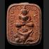 Clay Buddha Ride Garuda Krut Half Bird Leader Boss Mass Chant Thai Amulet #15659