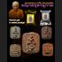 Clay Buddha Ride Garuda Krut Half Bird Leader Boss Mass Chant Thai Amulet #15659