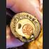 Walking Saint Richly God Money Magic Bronze Miniature Lp Boue Thai Amulet #15674