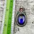 Pendant Leklai Healing Stone Naga Eye Magic Lucky Love Purple Thai Amulet #15680