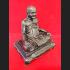 Large Bronze Monk Statue Smile Face Lucky Fortune Hong Be2553 Thai Amulet #15703