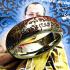 Ring Emperor Owned Earth Protect Lp Arjarn O Ajarn Ole Sz7-11 Thai Amulet #15712