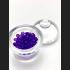 Sarira Relic Stone Holy Sacred Bead Stupa Lucky Lgbt Purple Thai Amulet #15751
