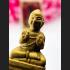MINIATURE SIT PONG PLAI ASHES GUMAN GAMBLING LUCKY AMULET THAI LP SAKORN BE2552 GOLD TAKUD
