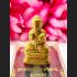 MINIATURE SIT PONG PLAI ASHES GUMAN GAMBLING LUCKY AMULET THAI LP SAKORN BE2552 GOLD TAKUD