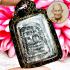 Waterproof Vintage 100y Somdej Enlightenment Black Lp Suk Sook Thai Amulet 15777